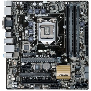 Placa de baza ASUS Q170M-C 4*DDR4, PCIE 3.0, 6*SATA, DIsplay Port, HDMI, DVI-D, VGA, Socket 1151